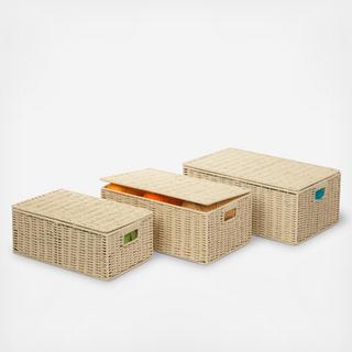 3-Piece Cord Basket Set