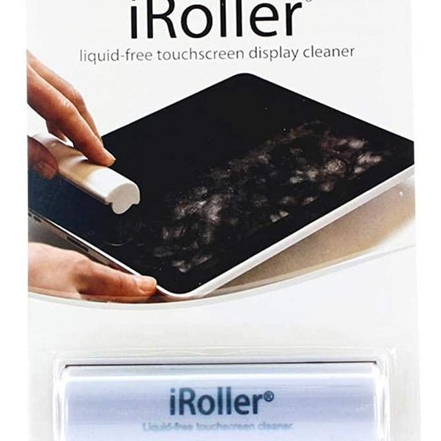 iRoller - Touchscreen Screen Cleaner Roller for Phone Laptop Tablet Computer TV – Quickly Cleans - Portable and Effective on any Electronic Screens LCD LED – Reusable Liquid Free - No Spray Cloths or Wipes Needed