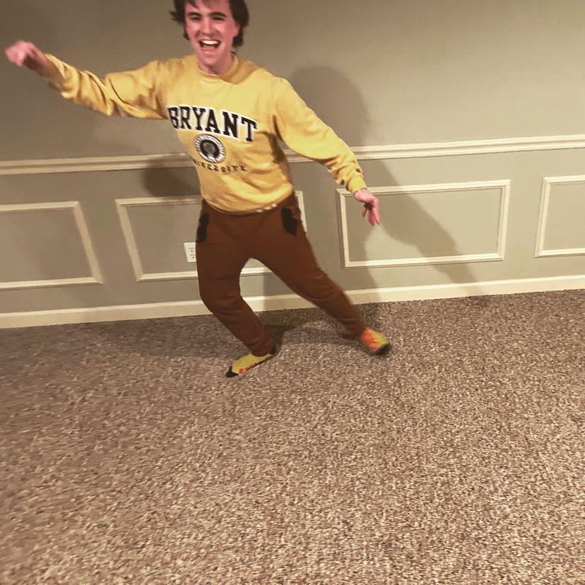 Chase running from the camera