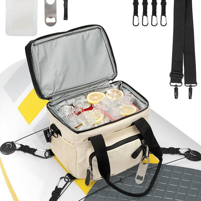 CAMPERVAN DAN Paddle Board Cooler 11"x8" - Multifunctional Kayak Cooler, SUP Board Bag, Paddleboard Deck Bag - Large Capacity Waterproof Cooler for Paddle Board