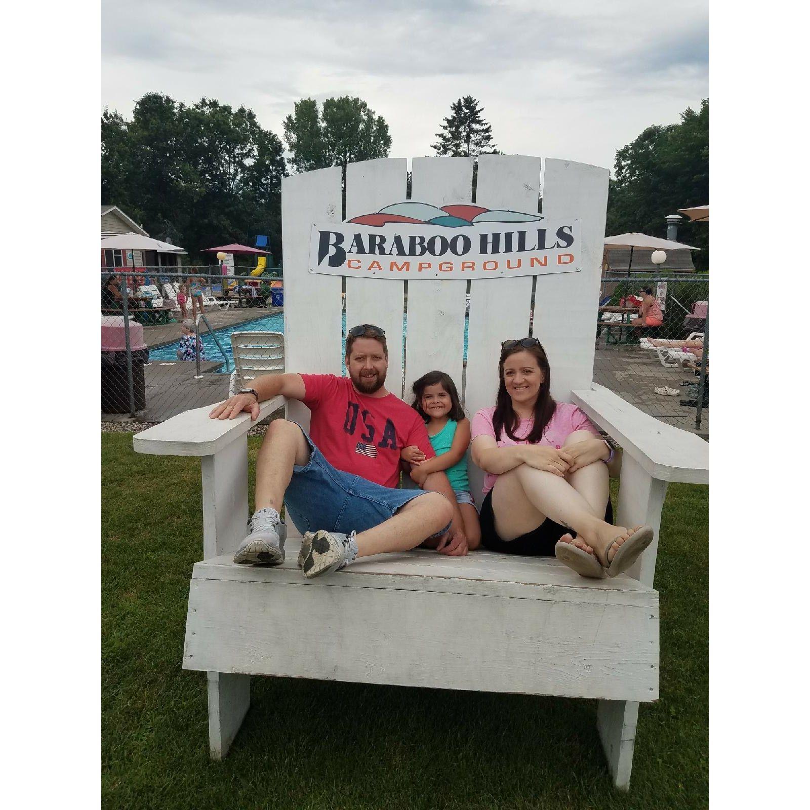 7.12.2020: One of Natalie's favorite photos of the three of us together, can't believe how tiny Grace is!