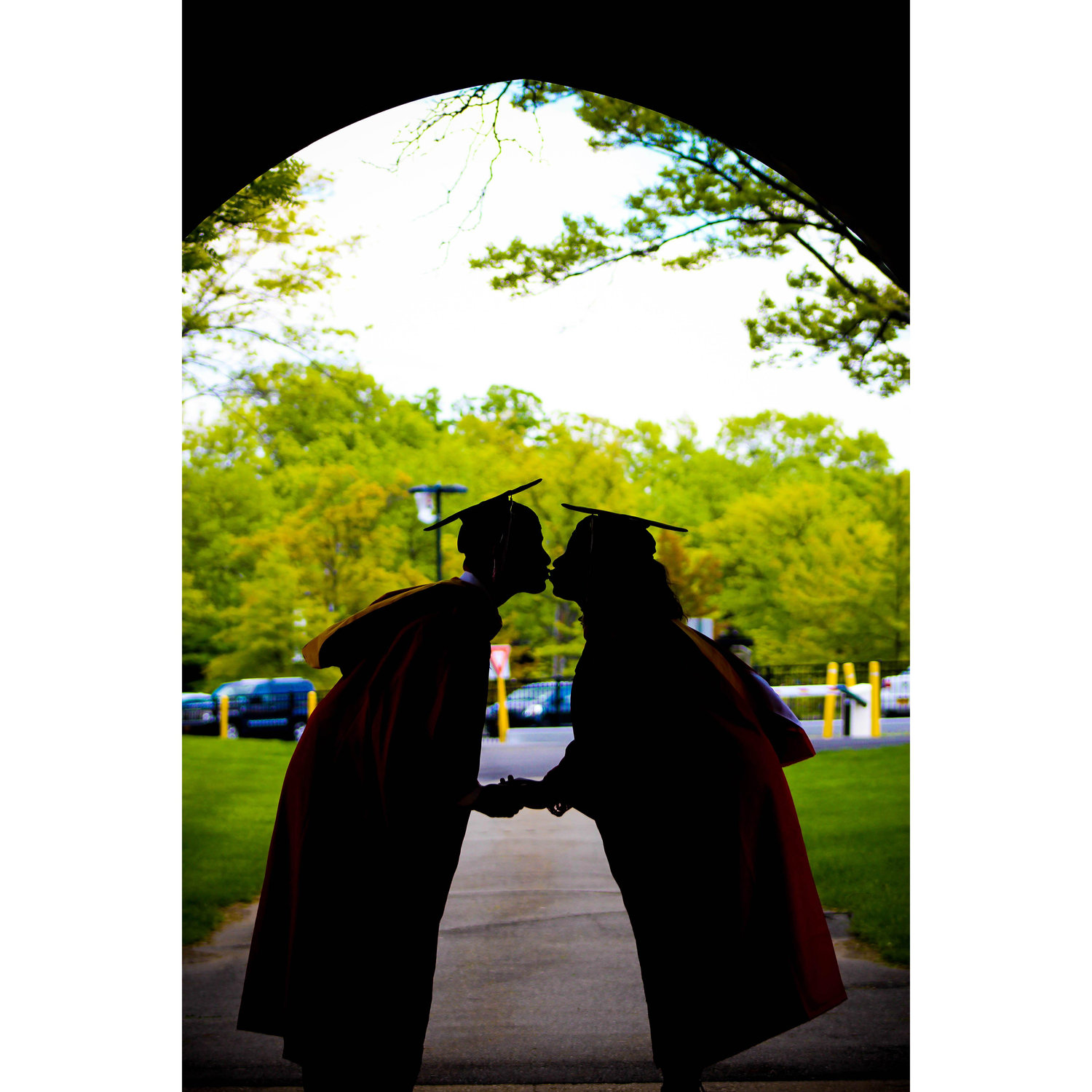 Together on graduation day at St. John’s University—celebrating love, hard work, and new beginnings.