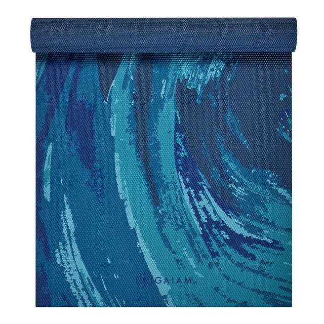 Gaiam Yoga Mat Pacific Harbor - Dark Blue (4mm)