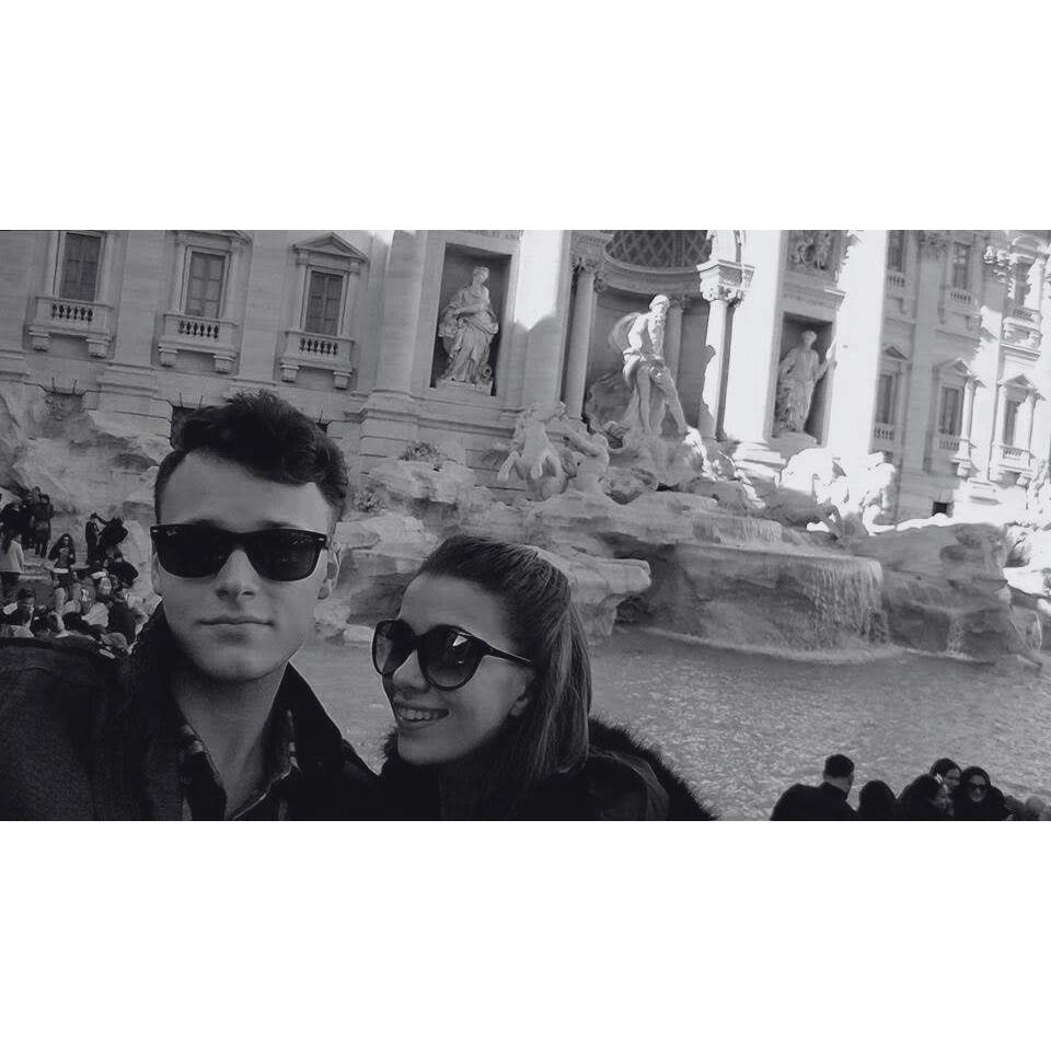 The Trevi Fountain in Italy!
