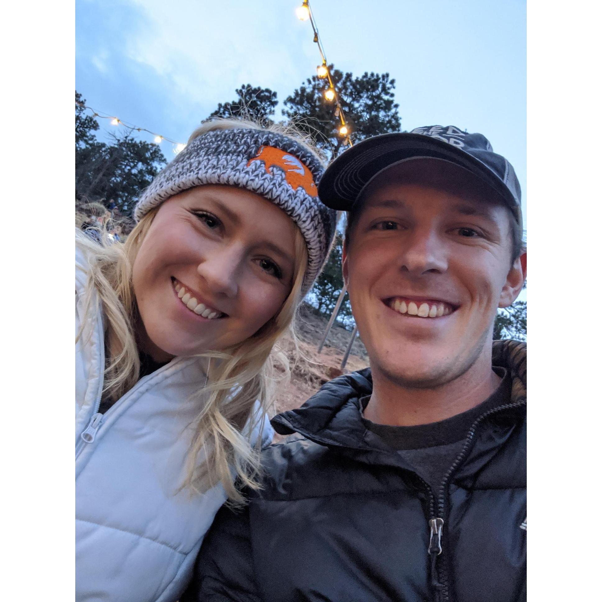 Joe first said "I love you" right after this picture.