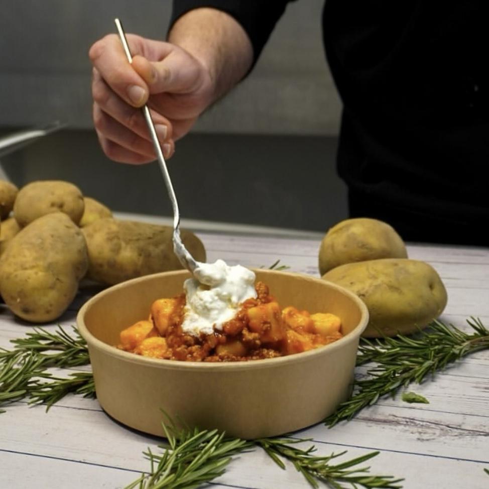 Dinner catered by pinos potatoes in Verona