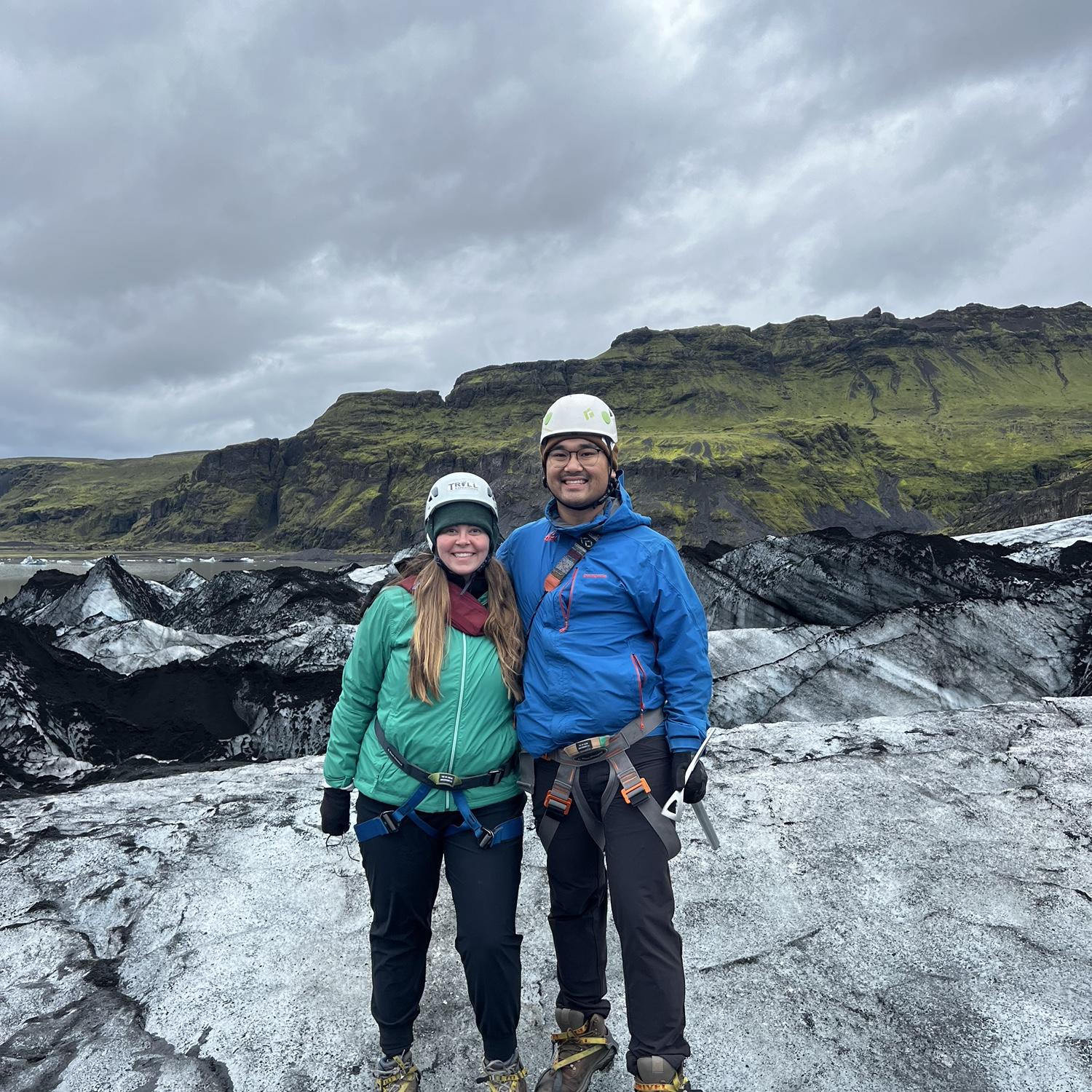 Glacier hiking... because regular hiking isn't hard enough! Truly an amazing experience.