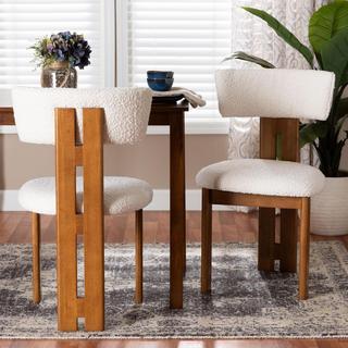 Kyren Modern Boucle Dining Chair, Set of 2