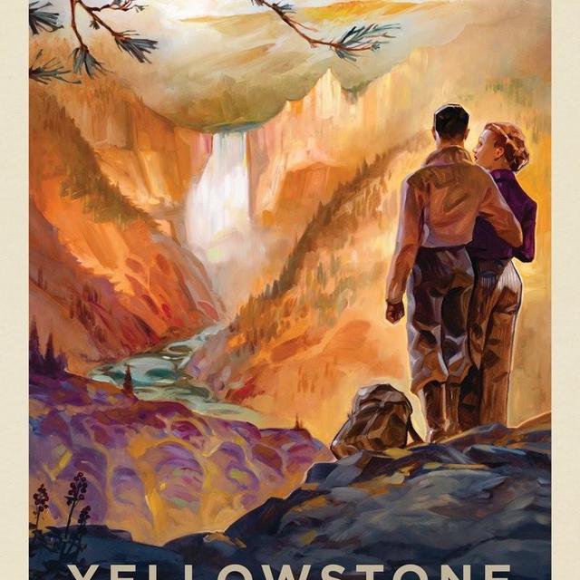 Yellowstone National Park: Yellowstone Falls-KC