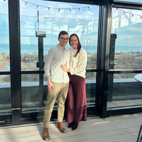 Right after Carl proposed at the J. Parker!