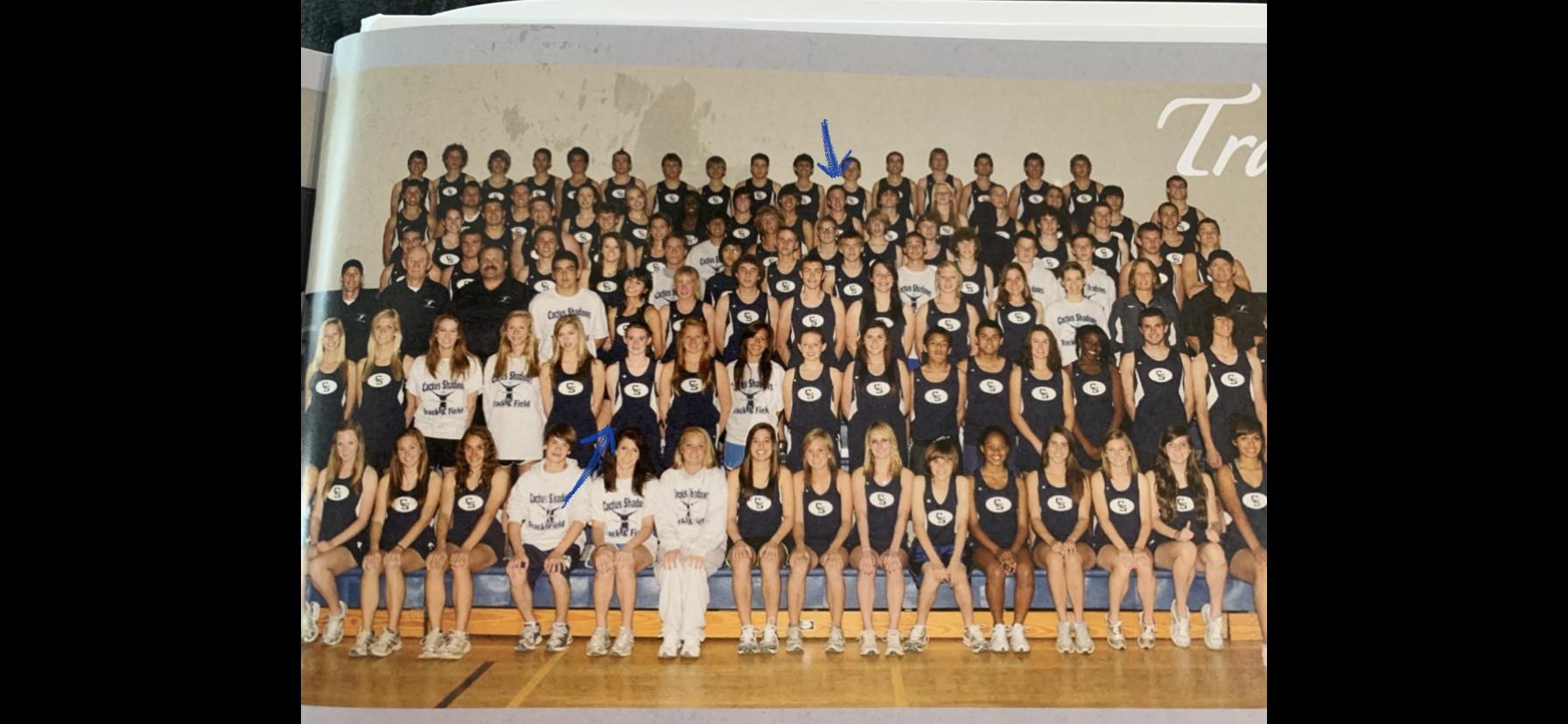 David and Casey’s 2010 Track and Field Team picture from Cactus Shadows High School!