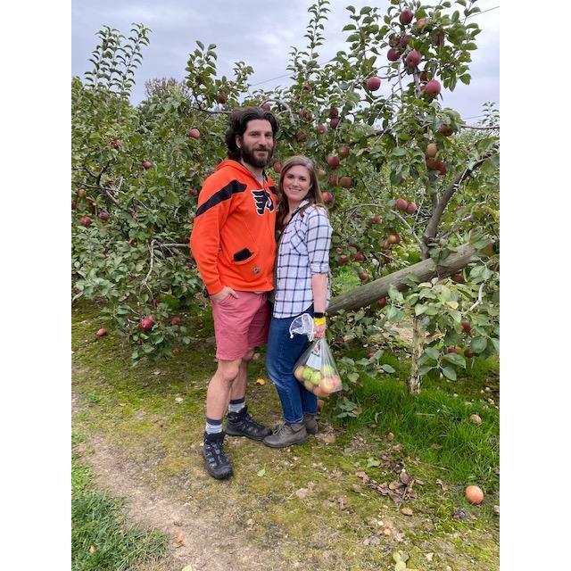 Apple picking recently at Hill Creek Farms