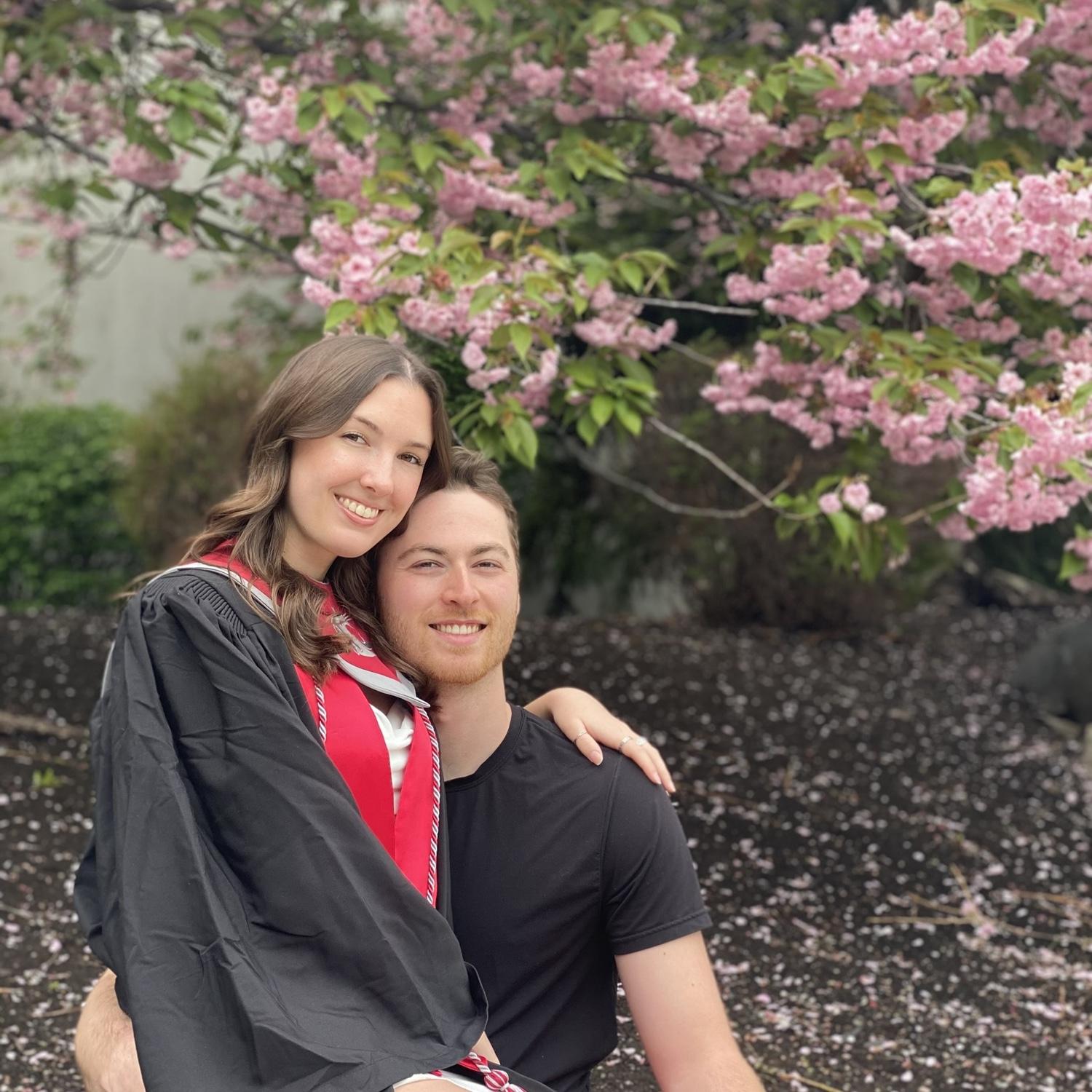 We graduated…