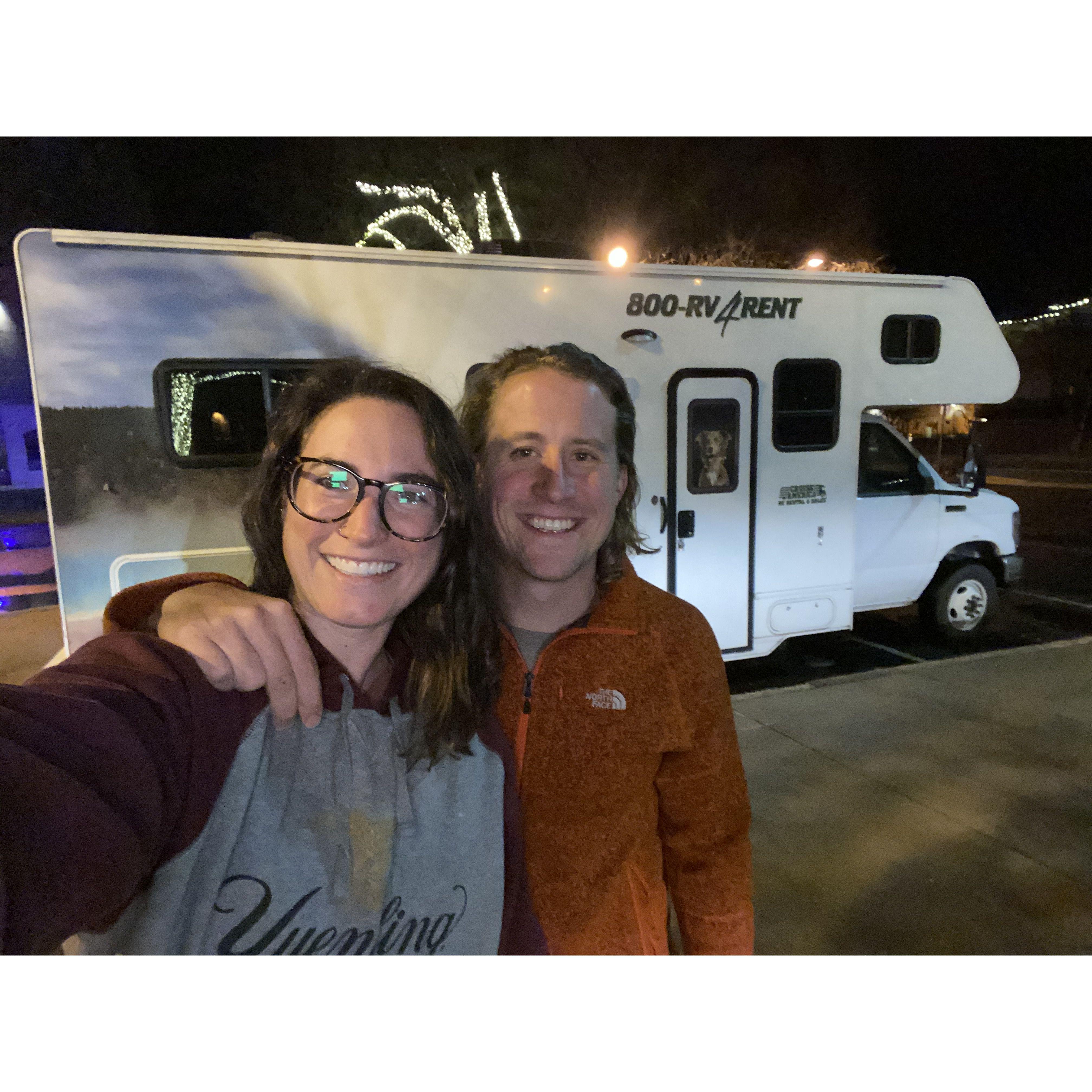 First Vacation! We rented a RV and drove around northern Arizona!