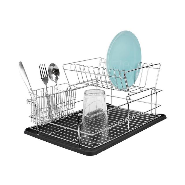 HDS Trading Deluxe 2 Tier Dish Rack