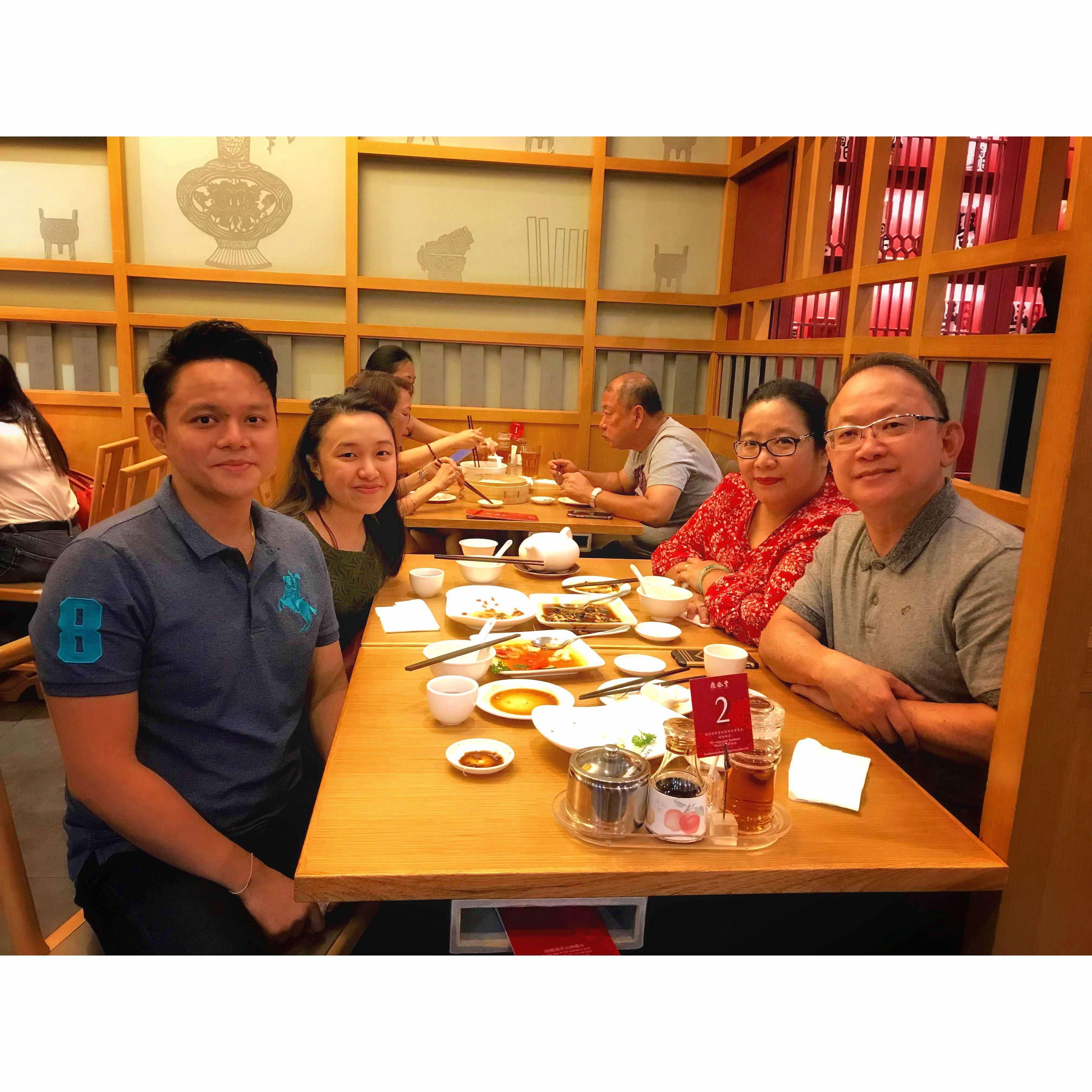 His first nerve wrecking meeting with my parents!