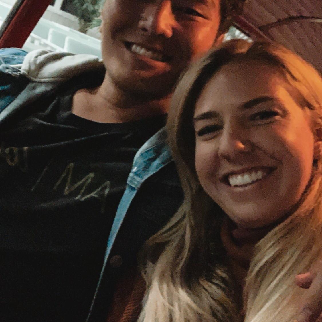 The first time we danced together