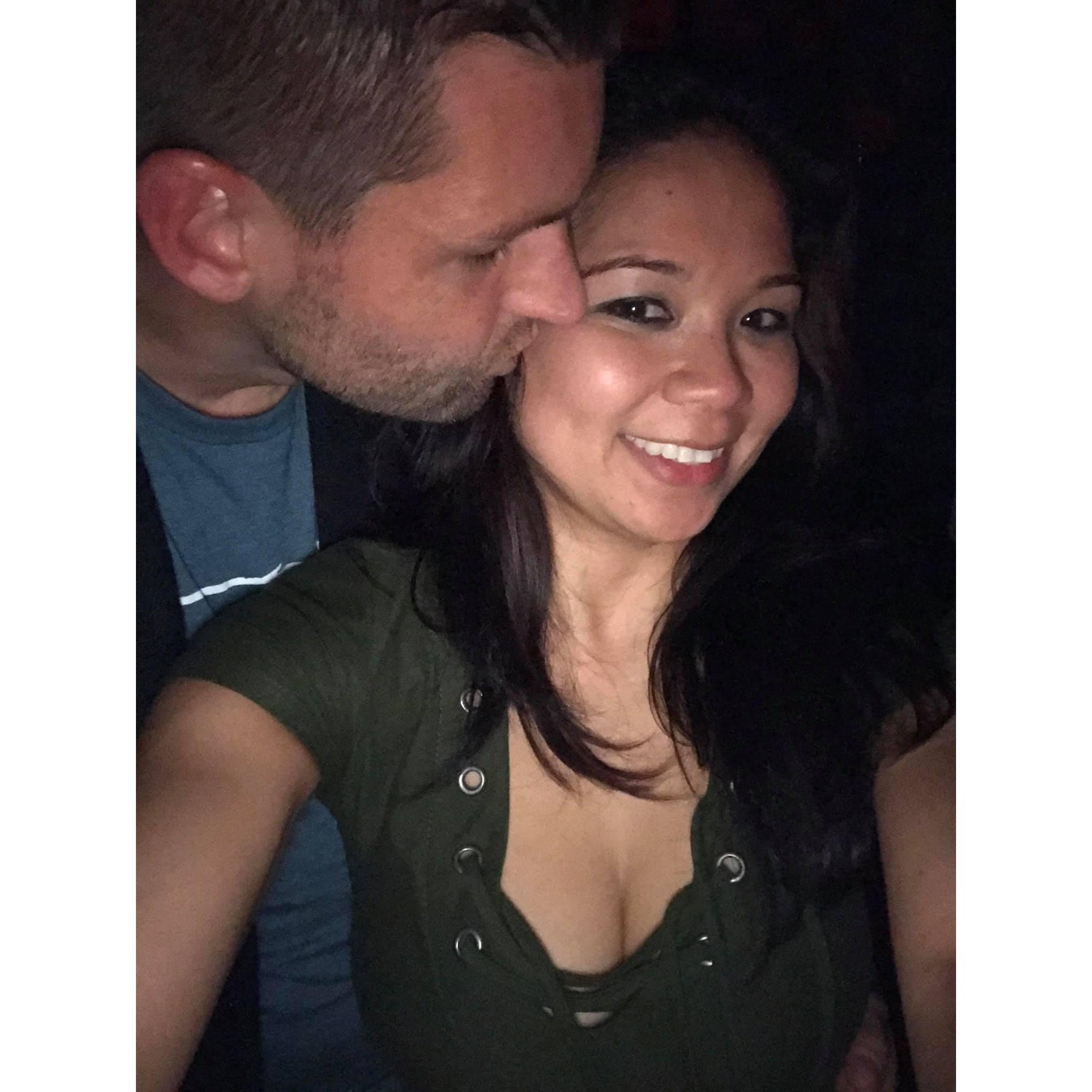 Our first picture together, and our first "I love you"