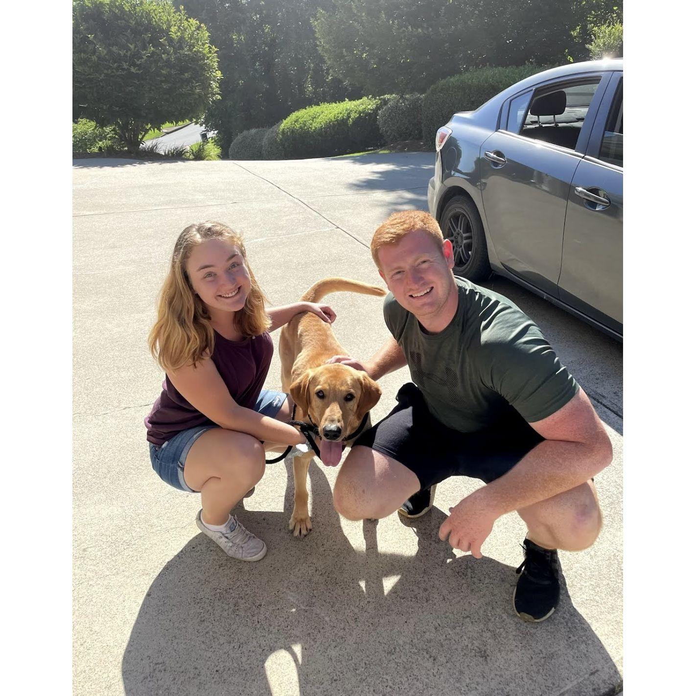 The day we brought Jax home