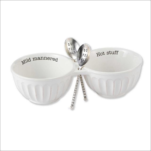 Mud Pie® 3-Piece Salsa Double Dip Set