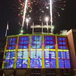 Winter Jubilee Light Show at Title Town
