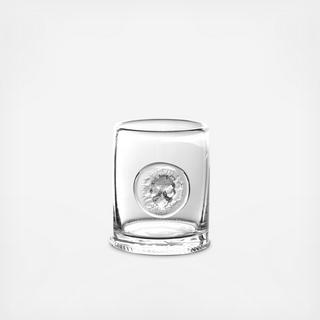 Victor Lion Double Old Fashioned Glass