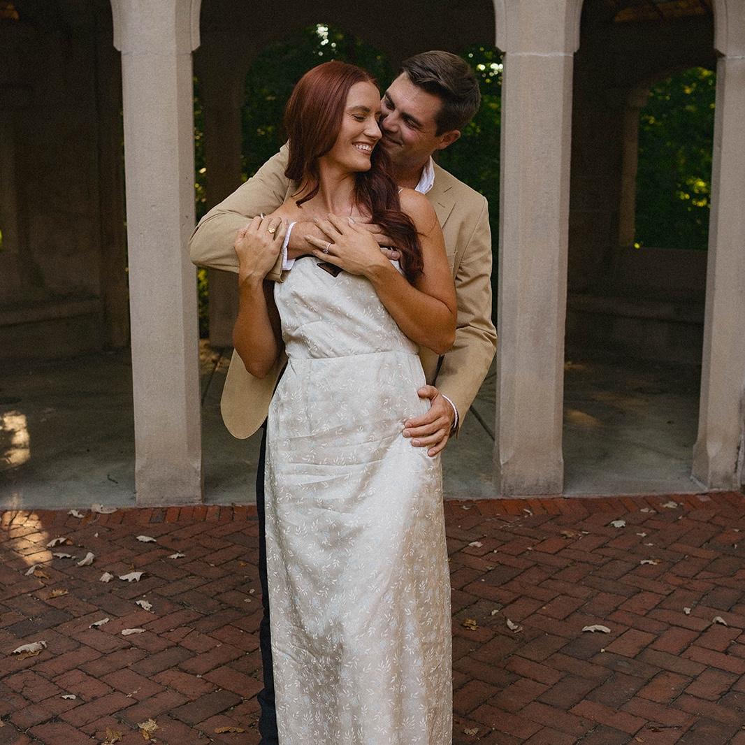Engagement photos at our Alma matter - IU (aka our happy place)