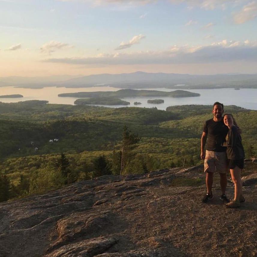 We went back three years later to the place we met!