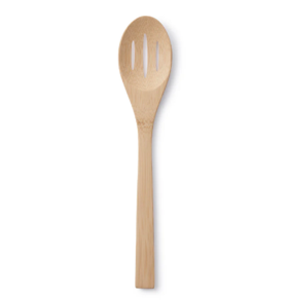'Give It a Rest' Bamboo Slotted Spoon