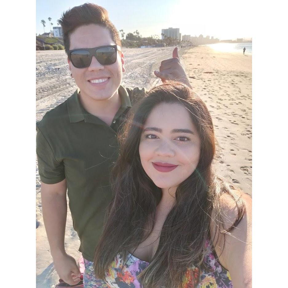 Un dia de playa despues del trabajo en Long Beach, California :)