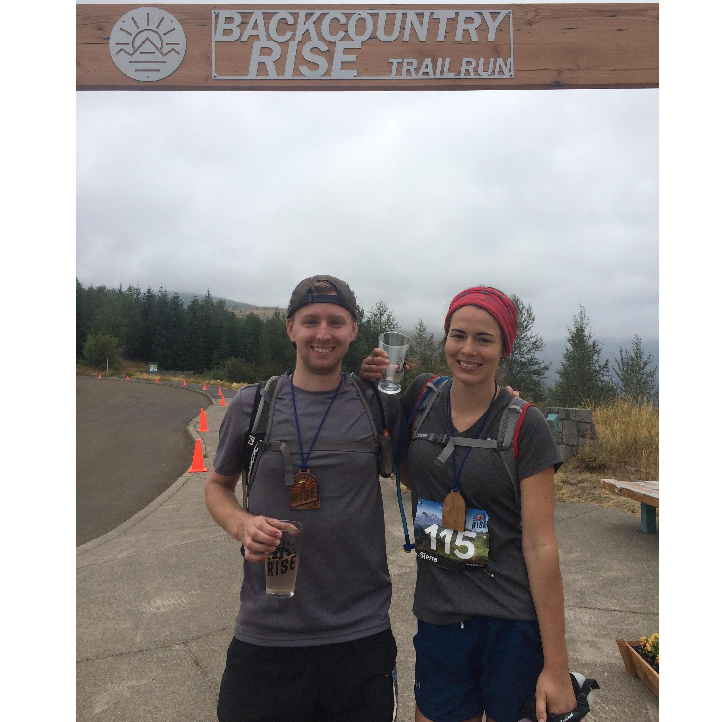 Our first ultra-marathon together!