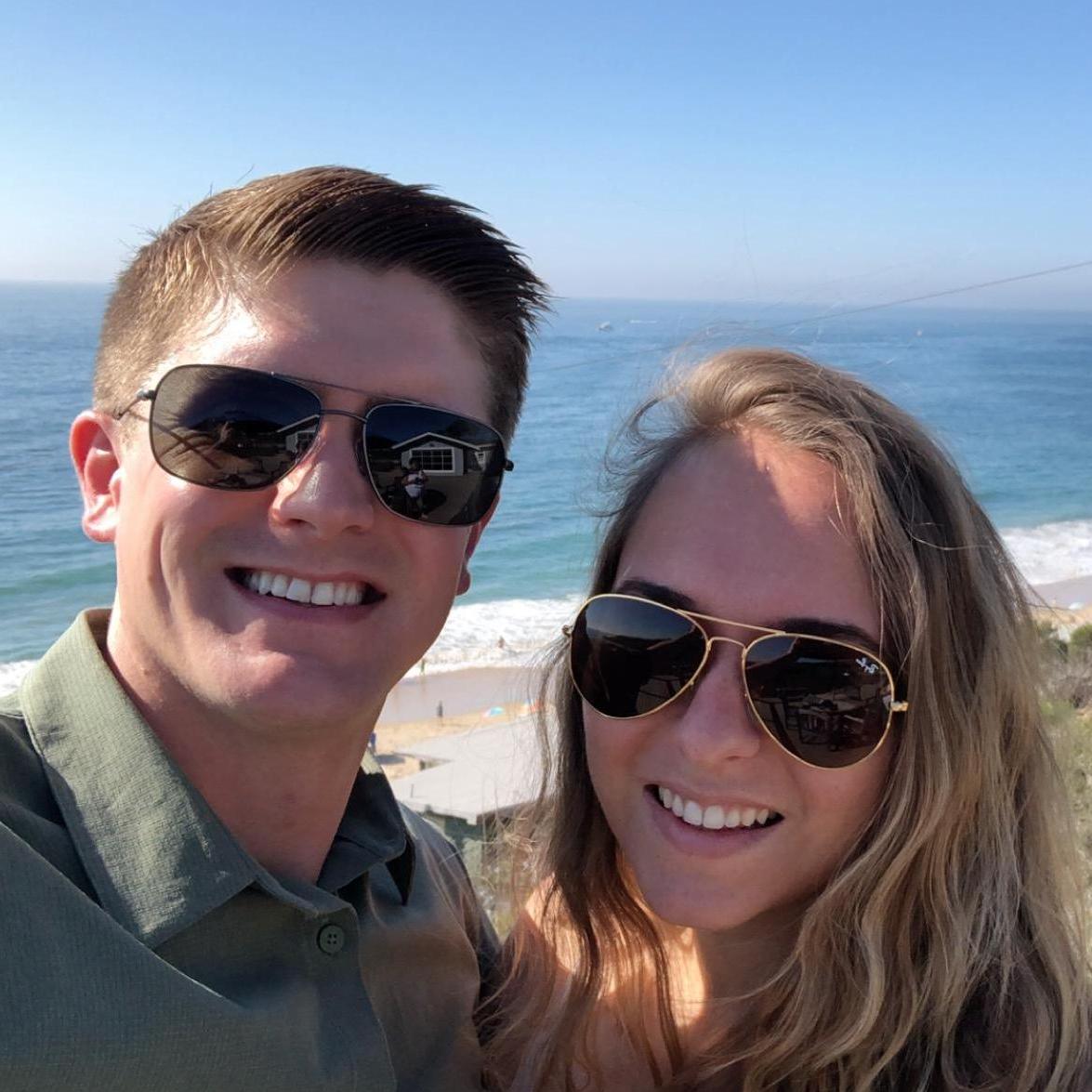 Enjoying the view in Crystal Cove, CA.