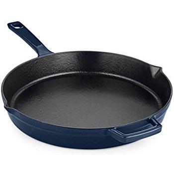 Martha Stewart Collector's Enameled Cast Iron 12" Fry Pan -Blueberry