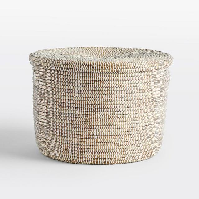 Burres Woven Hamper with Lid