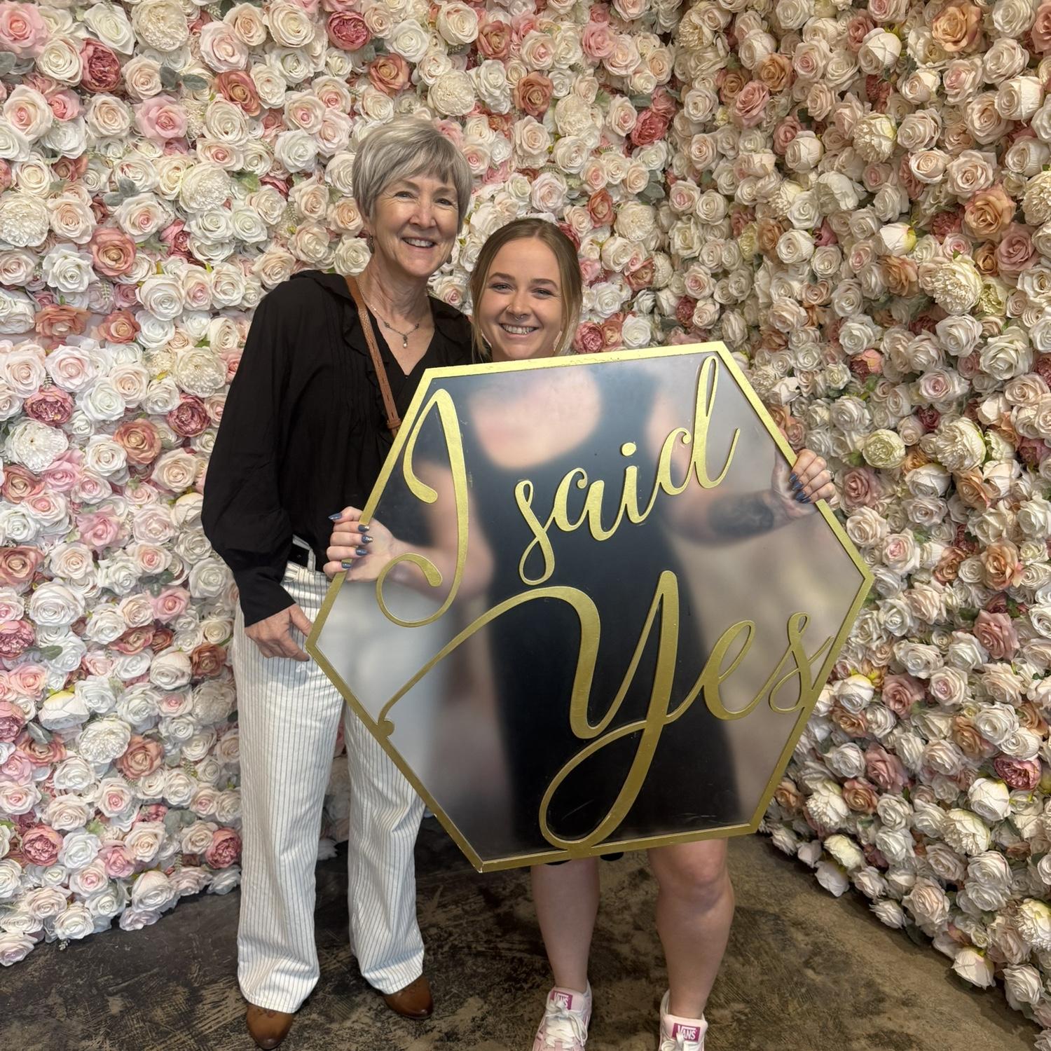 Thanks Mom for helping me pick the perfect dress! It’s giving fairytale vibes!!