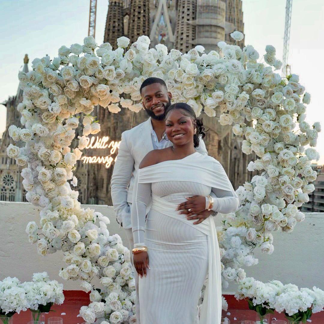 The one were Ayo proposed in Barcelona
