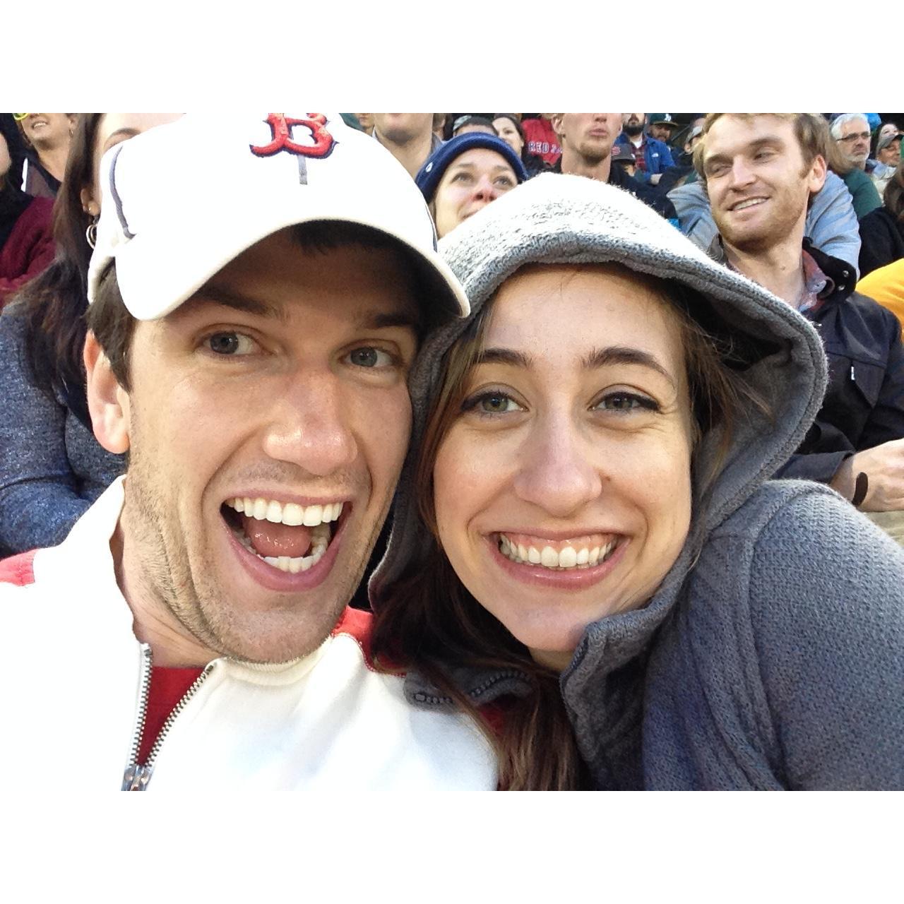 First Oakland A's game together!
