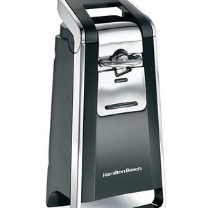Hamilton Beach 76606ZA Smooth Touch Can Opener, Black and Chrome