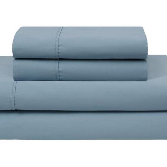 Queen sized sheet set (colors: iced aqua or graphite)