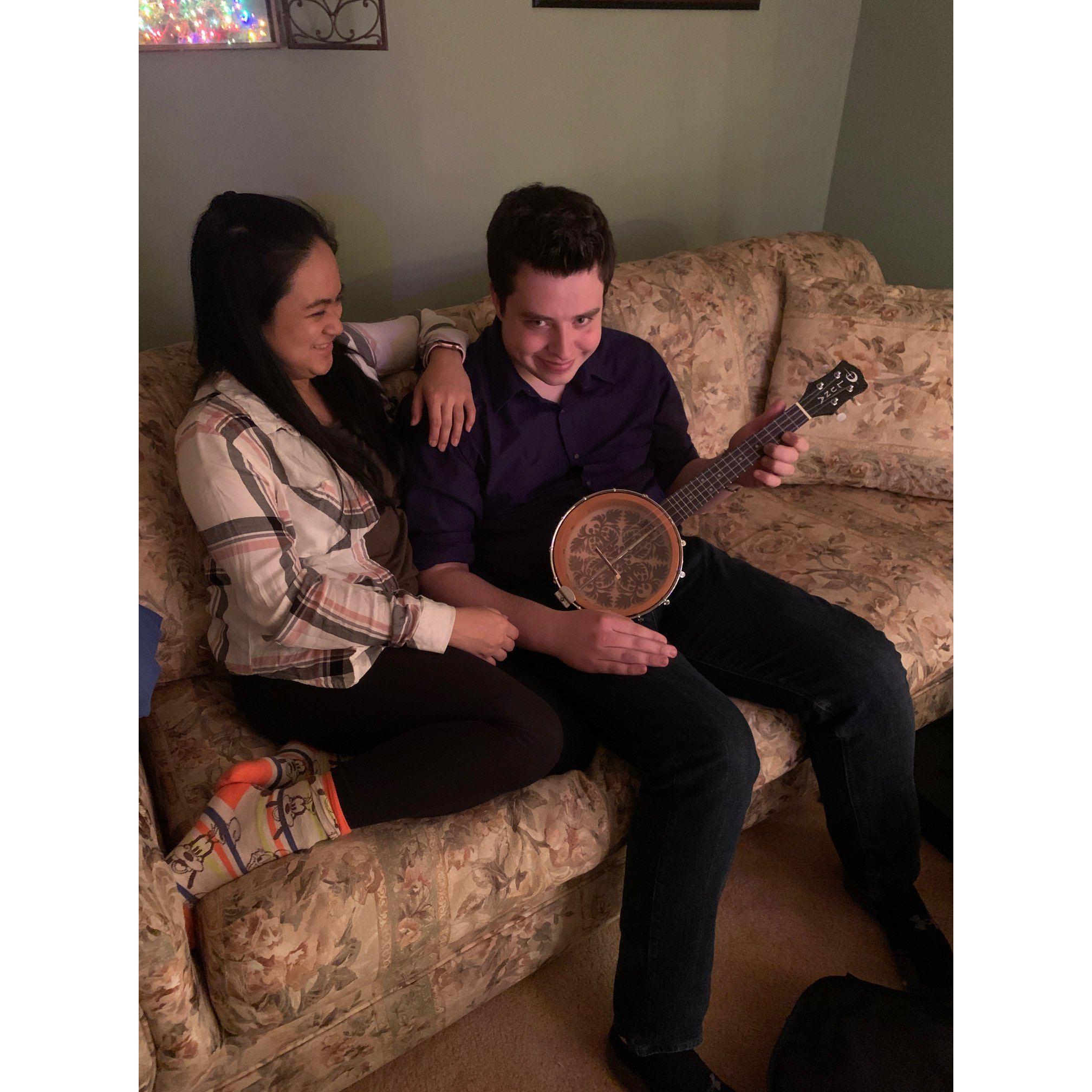 More from our first Christmas. We met up with his parents in Pennsylvania!