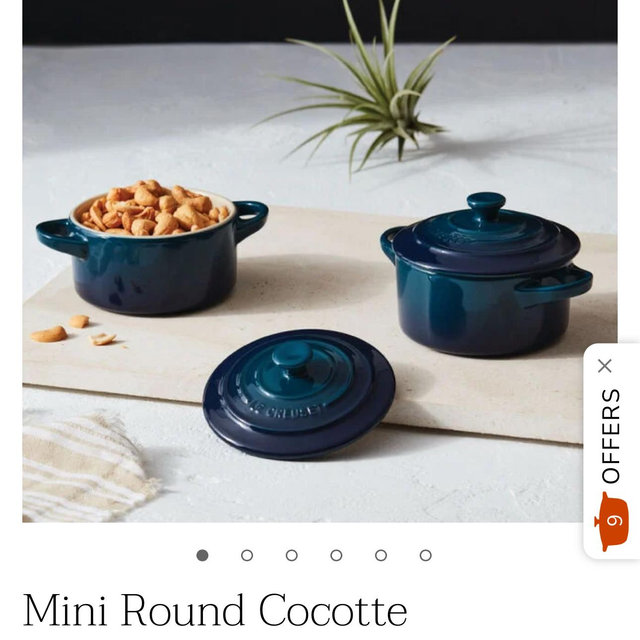 Mini Round Cocotte in Agave