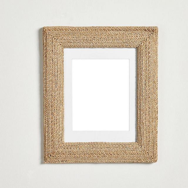 Abaca Rope Woven Frame, 16"x19" (8"x10" Opening)