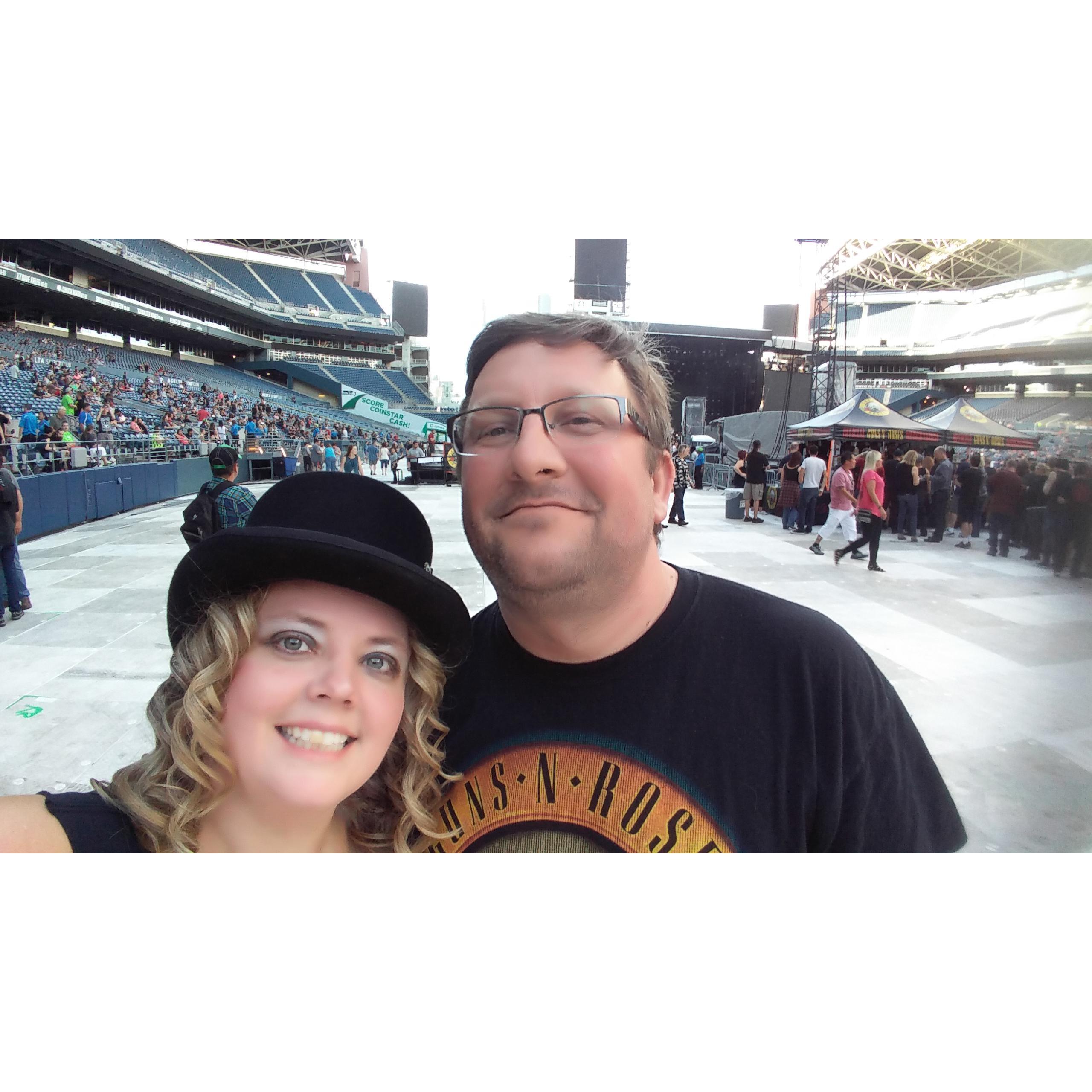 Guns N Roses concert