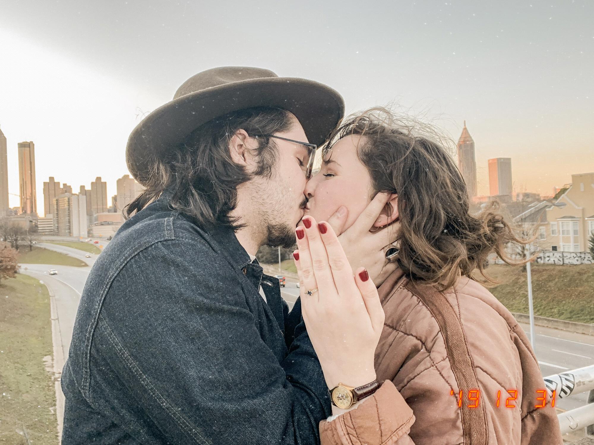 Our engagement on the Jackson St Bridge in Atlanta