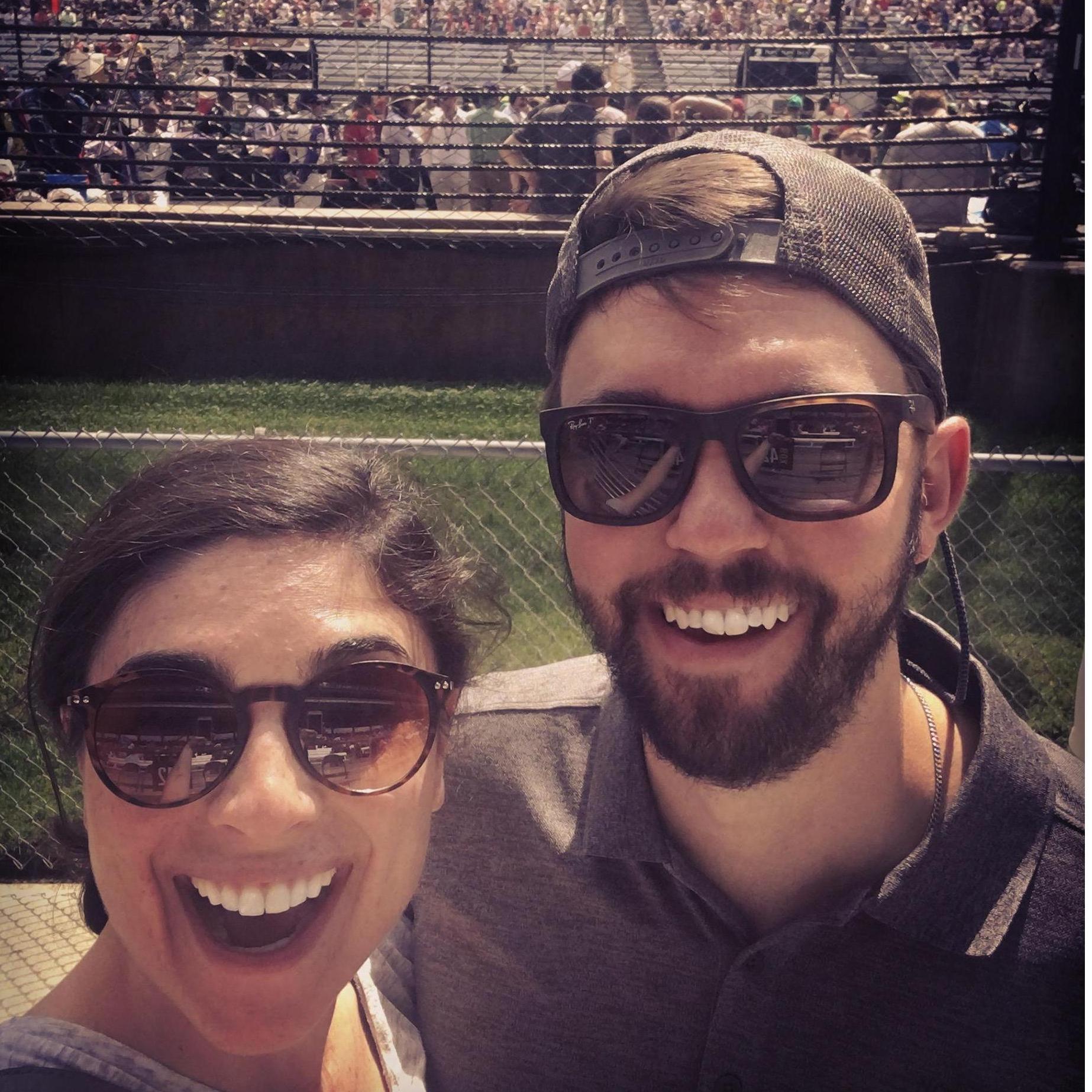 First Indy 500, and the day Melissa learned that the difference between Indy cars and Nascar--wah, wah...