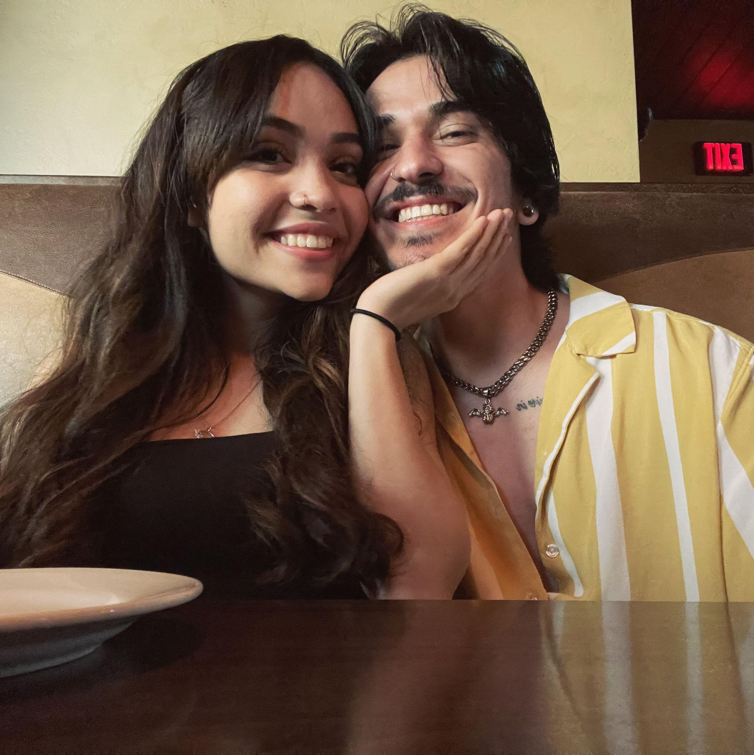 Our second month of dating. This was taken on Christian's 22nd birthday.