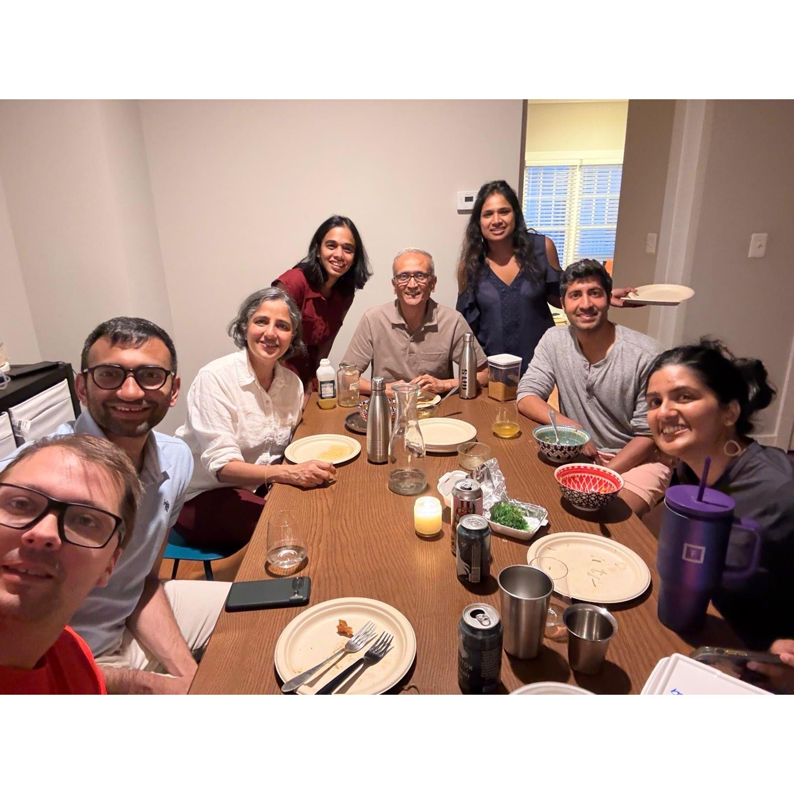 When Tyler met Megna’s family and had no clue how much fun was coming his way!