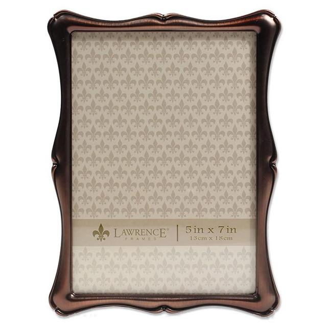Lawrence Frames 5x7 Oil Rubbed Bronze Romance Picture Frame