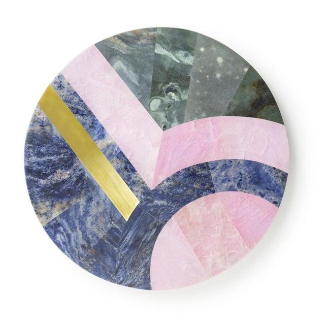 GAURI KOHLI Provence Marble Cheese Board 12"