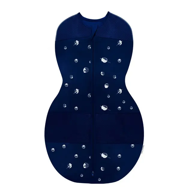 Happiest Baby Sleepea Sack Swaddle Wrap - Navy with Planets - S